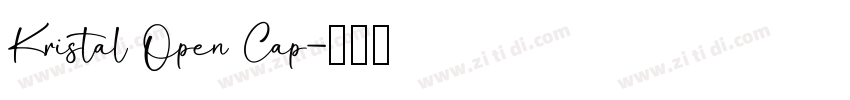 Kristal Open Cap字体转换